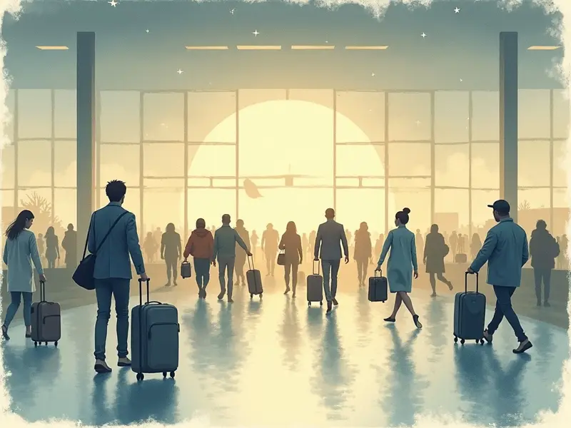 Illustration du rêve : aéroport