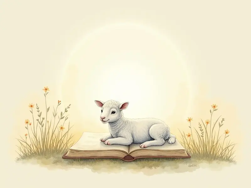 Illustration du rêve : agneau