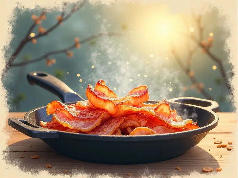 Illustration du rêve : bacon