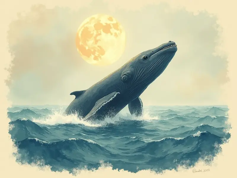 Illustration du rêve : baleine