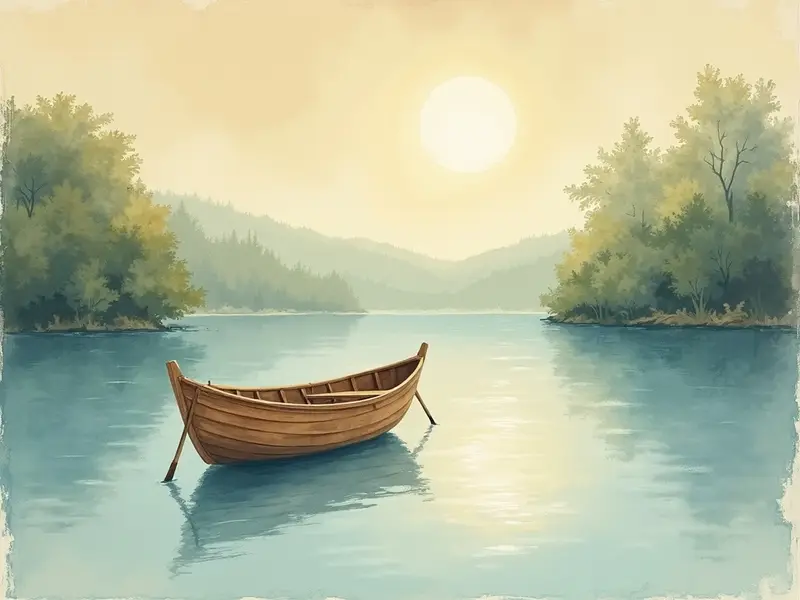 Illustration du rêve : barque