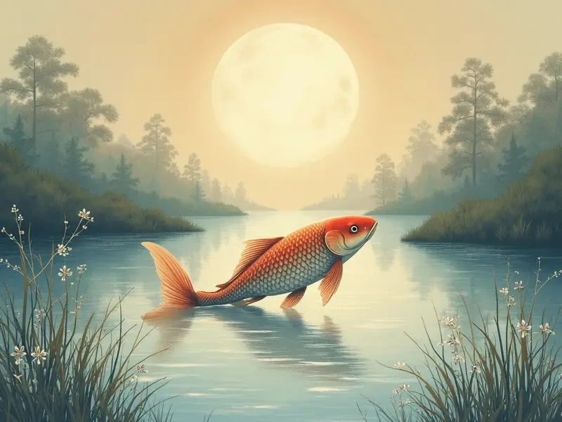 Illustration du rêve : carpe