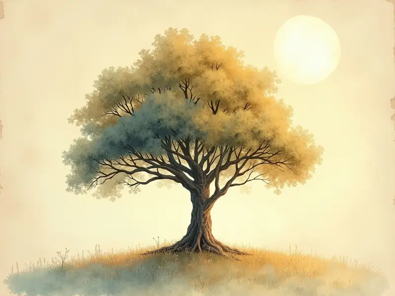 Illustration du rêve : chêne