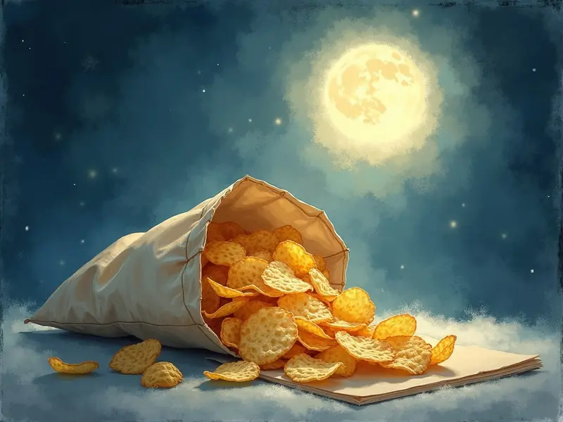 Illustration du rêve : chips