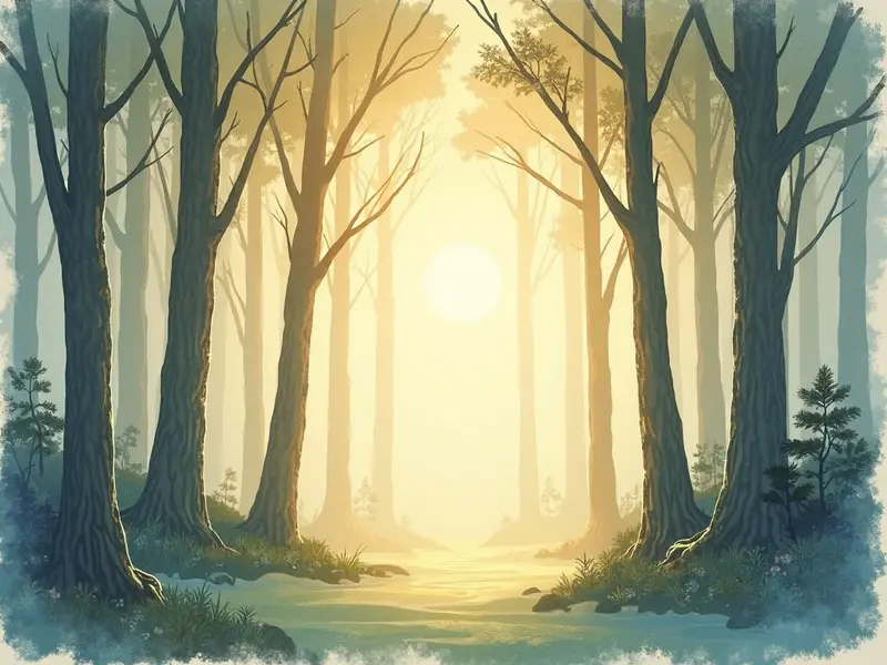 Illustration du rêve : clairière