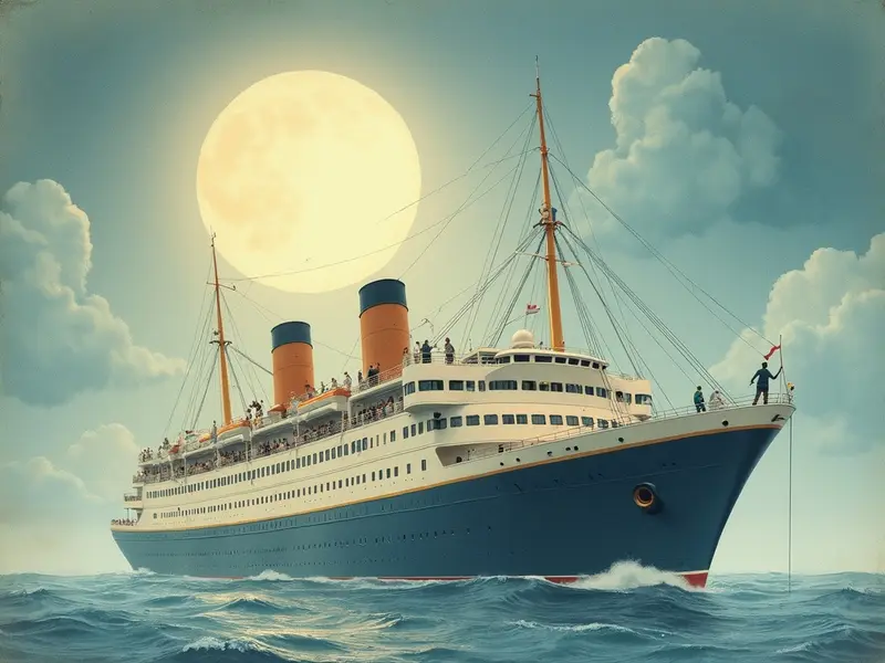 Illustration du rêve : croisière en bateau
