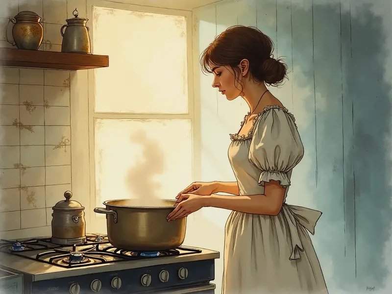 Illustration du rêve : cuisiner