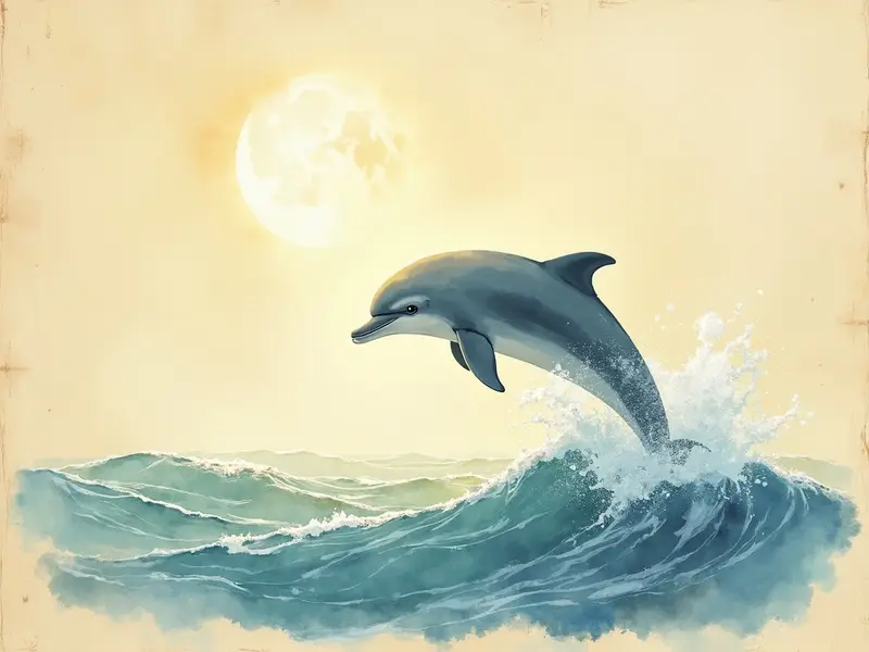 Illustration du rêve : dauphin