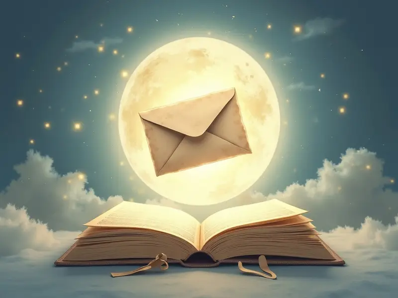 Illustration du rêve : e-mail