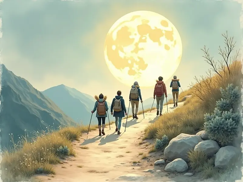 Illustration du rêve : excursion