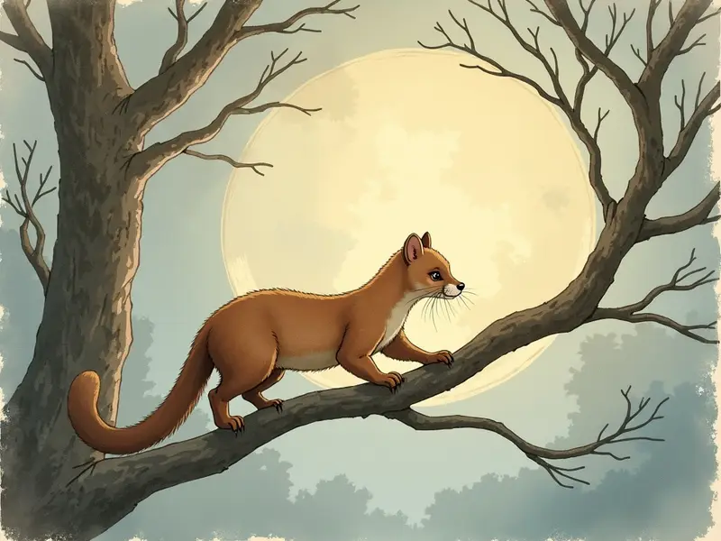 Illustration du rêve : fouine