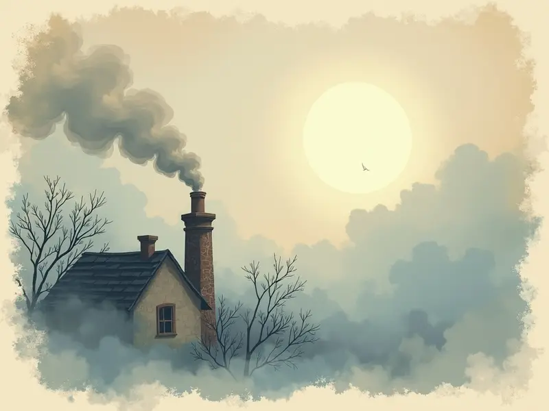 Illustration du rêve : fumée