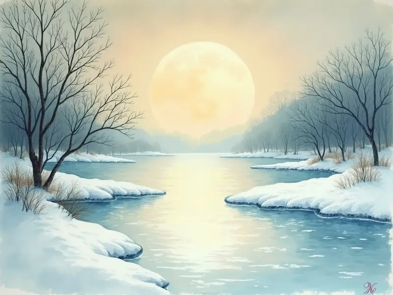 Illustration du rêve : glace