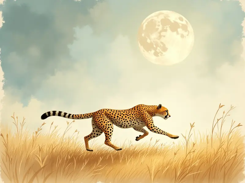 Illustration du rêve : guépard