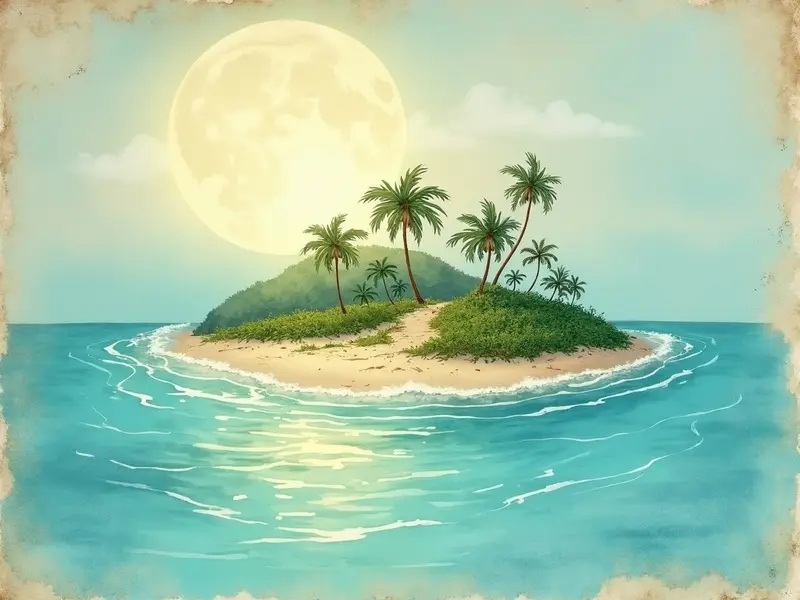 Illustration du rêve : île