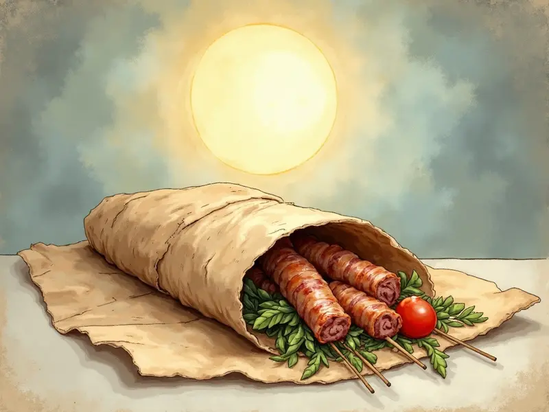 Illustration du rêve : kebab