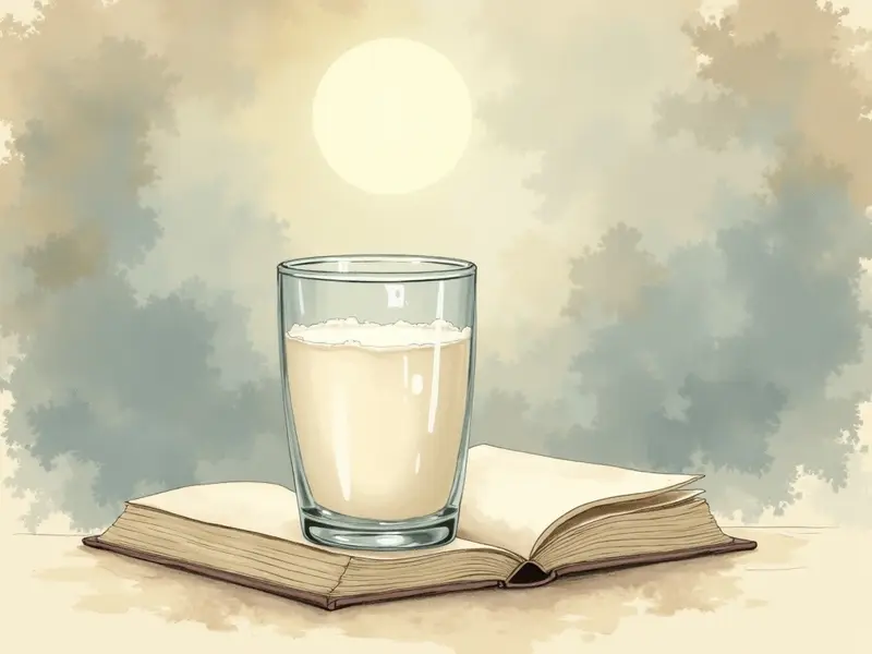 Illustration du rêve : lait