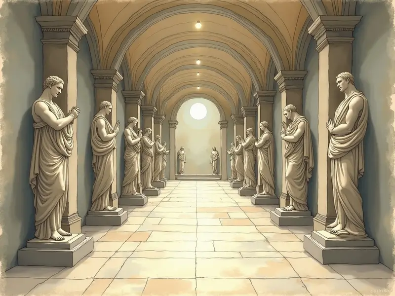 Illustration du rêve : musée