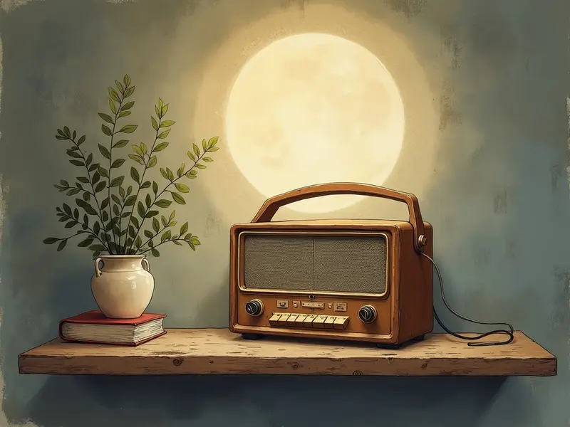 Illustration du rêve : radio