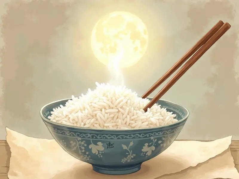 Illustration du rêve : riz