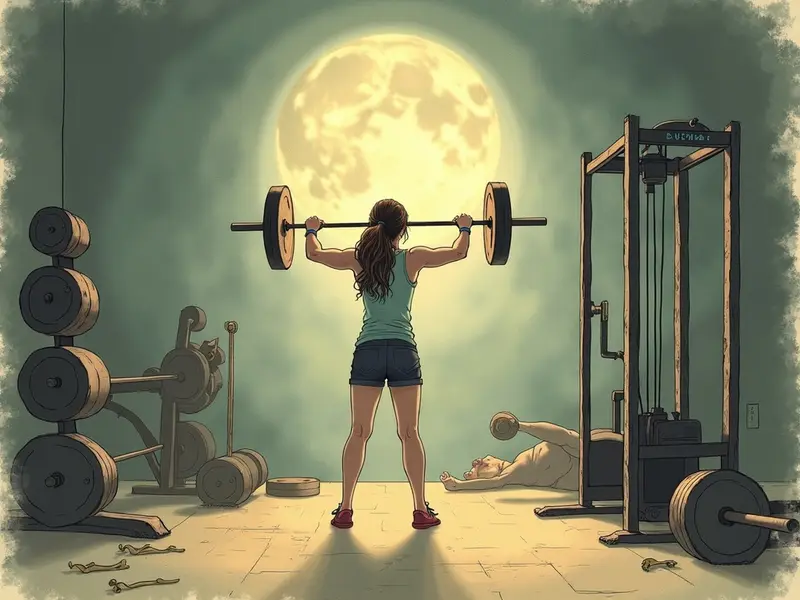 Illustration du rêve : salle de sport