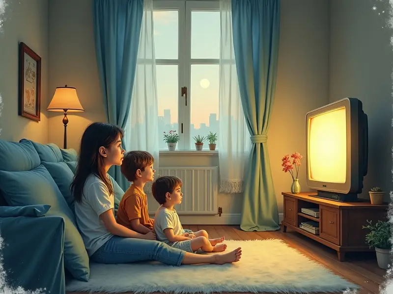 Illustration du rêve : télévision