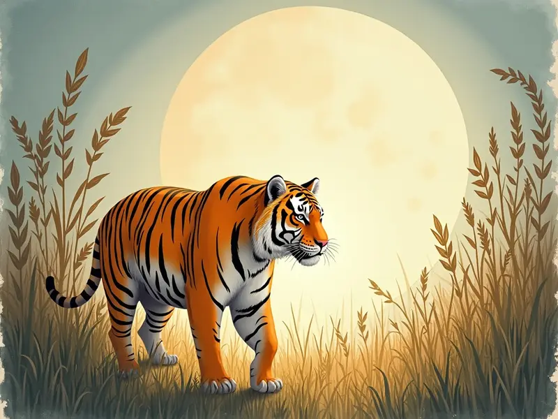 Illustration du rêve : tigre