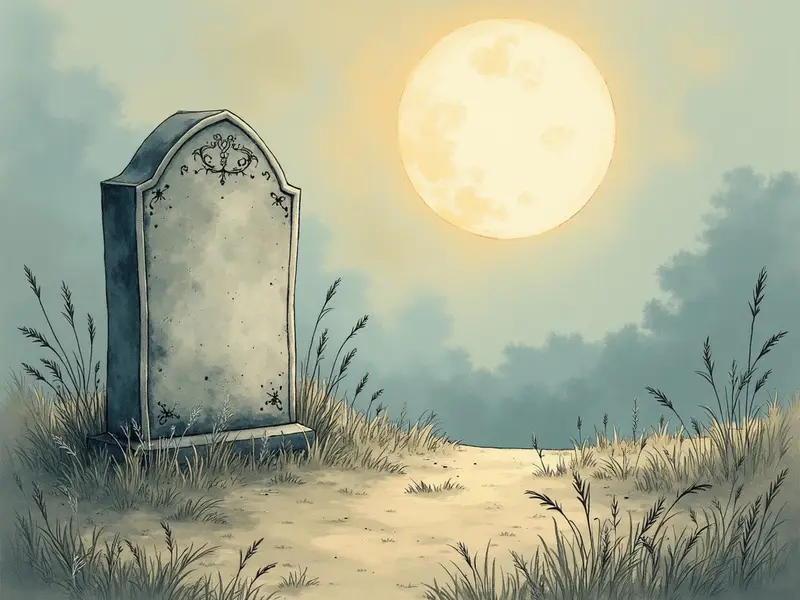 Illustration du rêve : tombe