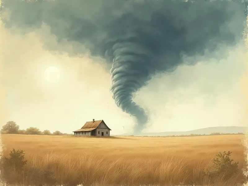 Illustration du rêve : tornade