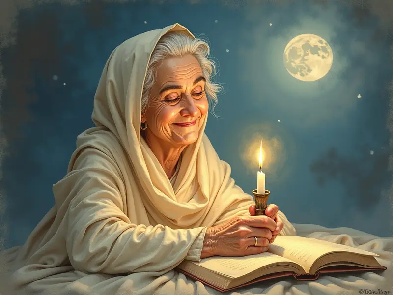 Illustration du rêve : vieille femme