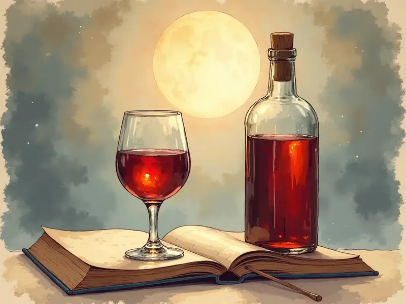 Illustration du rêve : vin